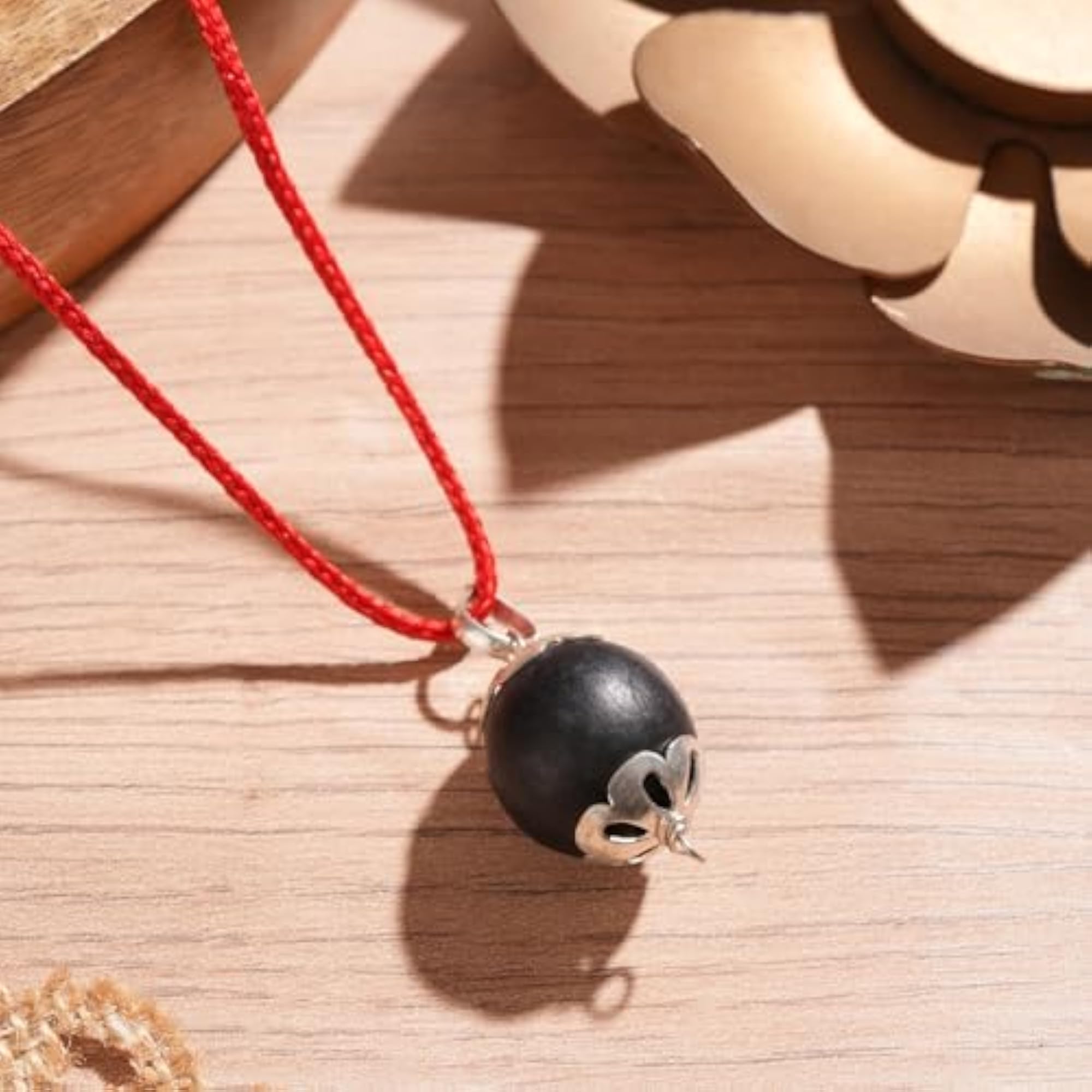 Original Karungali Pendant Necklace with Ebony Wood Bead