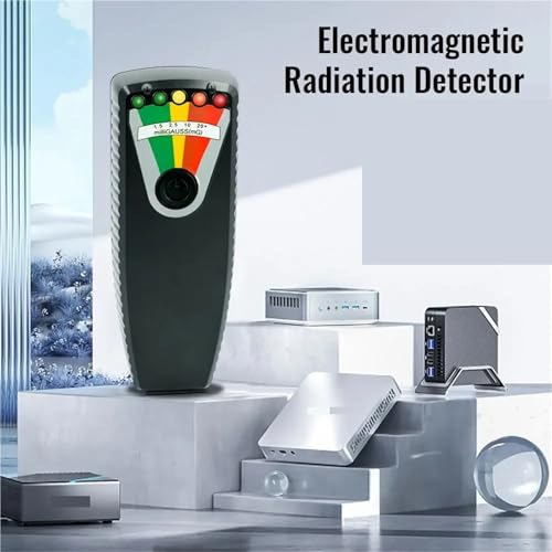 Medidor digital portátil de campo electromagnético EMF miniatura 4