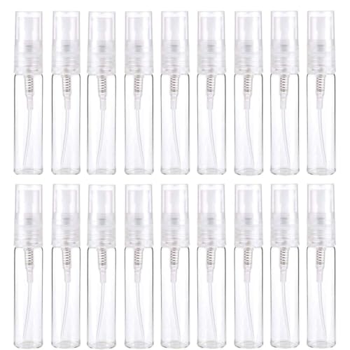 La Mejor Selección de Fraiche Envases comprados en linea. 38 Frascos Para Perfume, Atomizador Pequeño, 20 Unidades, 5ml, Ideal Para Viajes y Uso Diario, Material de Plástico y Vidrio, Adecuado para viajes de Negocios y actividades al aire...