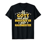 Gebäudewart Anlagewart Haustechniker Hausmeister T-Shirt
