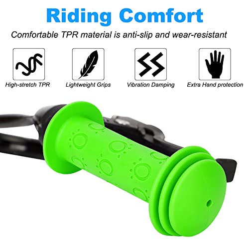 Kids Bike Grips - 105Mm Bicycle Handlebar Grips With Mushroom Pattern For Kid Bike, Kid Balance Bike, Kid Kick Scooter #TOP1