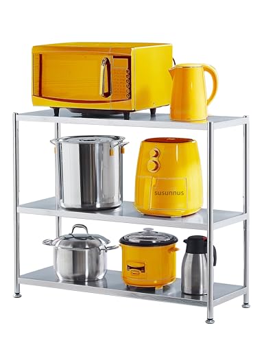 Susunnus 3-Tier Stainless Steel Kitchen Shelves