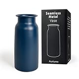 FINITION BLEU MARINE ÉLÉGANTE : Apportez une ambiance apaisante et luxueuse à votre intérieur avec ce vase bleu marine profond. Sa finition mate et son design sans soudure offrent une esthétique intemporelle qui s'adapte aussi bien aux décors modernes que classiques.