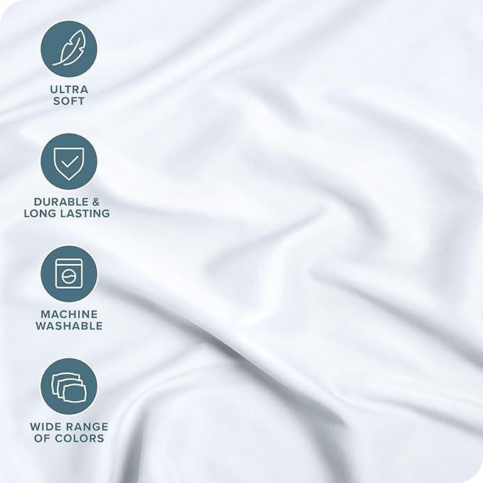 Image of 600 TC 100% Egyptian Cotton Fitted Sheet for King Bed Size Fitted Bed Sheet with Pillow Cover for Bedroom, Soft Hotel Quality Size - 72 x78+12 White Pillow Cover Size -18 x 28 Inch
