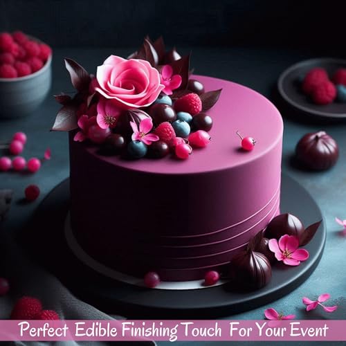 Image of Confect Fuchsia Pink Sugar Paste | Edible Sugar Paste | Fondant for Cake Decoration | Chef's Choice for Cake Decorating | Vegan, Gluten-Free, Nut-Free, Palm Oil-Free- 1 KG