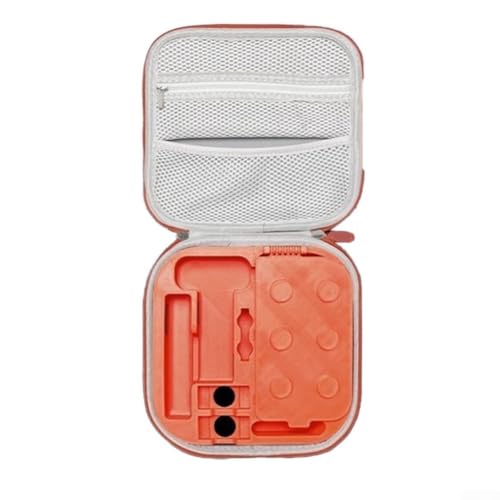 Funda de EVA para Osmo Action 6 antichoque con interior de ajuste seguro color naranja