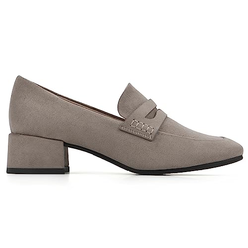 Image of CLIFFS BY WHITE MOUNTAIN Women's Shoes Quiana Block Heeled Loafer