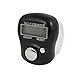 Soft Plastic Band Black Case LCD Display Electronic Finger Counter