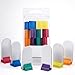 Value Pack of 12 - Blank board game stand-up player pieces with multi-color card stands - 2 Sets of 6 - markers pawns tokens DIY