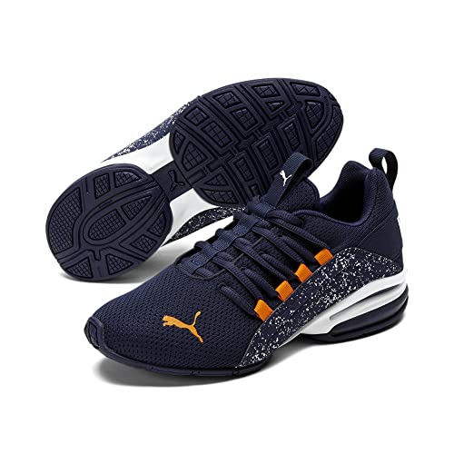 Puma Future Z 4.3 Soccer Shoe, Black White, 5 US Unisex Big Kid