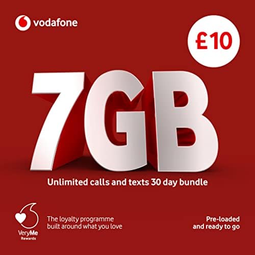 Vodafone Pay As You Go £15 Sim