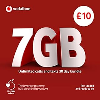 Vodafone Pay As You Go £15 Sim