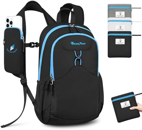 Seektop 15L Foldable Lightweight Hiking Backpack for Men and Wome...