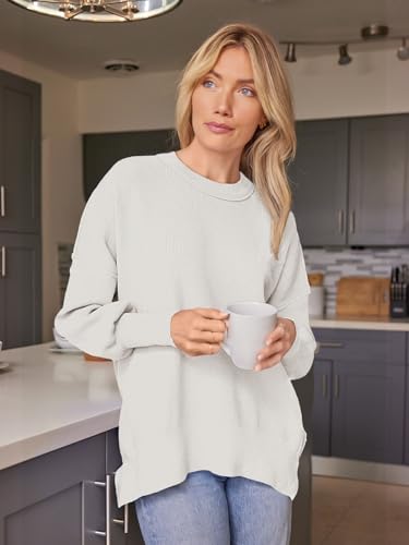 Image of EFAN Womens Oversized Sweaters Batwing Sleeve 2026 Fall Fashion Outfits