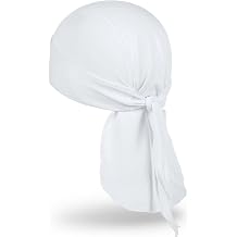 MELASA Cooling Do Rags Skull Cap Helmet Liner, Sweat Head Wraps Bandanas for Men Running Cycling Motorcycle