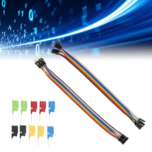 Image of Bewinner SDK08 Test Clip, Ultra Small Clip Chip Foot Clip Micro IC Clamp for SOIC TSSOP TSOP SSOP MSOP PLCC QFP TQFP LQFP SMD IC Test Chip