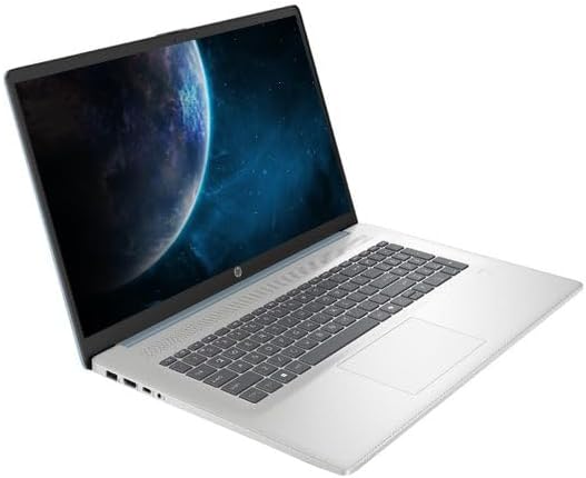 HP Touchscreen 17.3" Business Laptop Computer, 16GB RAM 256GB SSD, Intel Core Ultra 7 255U (12-Core), Windows 11 Home, Fingerprint Reader, Backlit KB, Numeric Keypad, Docking Station, Moonlight Blue image 2