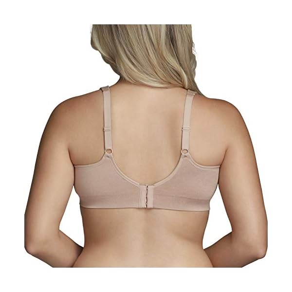 Vanity-Fair-Womens-Beyond-Comfort-Seamless-Back-Wireless-Bra-34B-44DD Vanity Fair Women's Wireless Beyond Comfort Bra with Seamless Back (34B-44DD), Full Figure-Neutral, 44DD