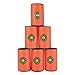Produktbild Topways® Zielscheibe für Nerf, 6 Stück Eva Soft Foam Dart Bullet Targets für Spielzeug Pistole Nerf N-Streik Elite Series Blaster Wurfpfeilzielscheibe Austauschen (Groß, 10.5cm)