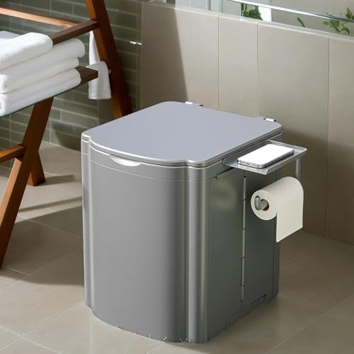 Toilette portable pliable et pot de propreté robuste pour camping - 4