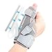 CURECARE New Upgraded 2 in 1 Thumb Brace, Removable Thumb Spica Splint Left Right Hand with 3 Level Stability, Reversible Thumb Support for CMC, De Quervain’s Tendonitis, Trigger Thumb (M/L, Grey)