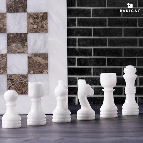Set de ajedrez de mármol Luxury board 12 pulgadas miniatura 2