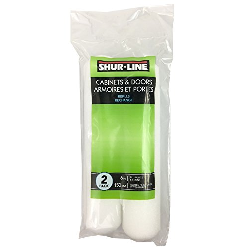Shur-Line 4950C 6-Inch Foam Mini Roller Cover Refills, 2-Pack #TOP2