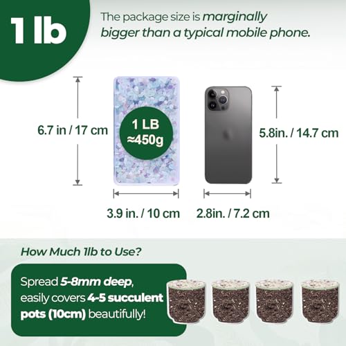 Image of T4U Crystal Chips Stone Crushed Quartz Glass 1LB - Fluorite Tumbled Gravel Small Decorative Pebbles Bulk, Mini Polished Rocks Pieces for Crafts, Vases Filler, Succulent Plants, Aquarium Gravel Rocks