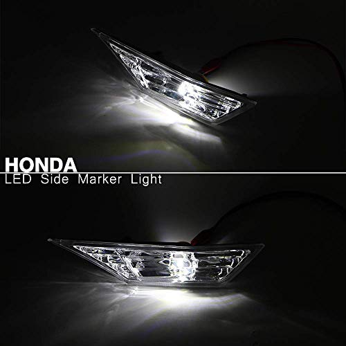 image for NSLUMO Front LED Side Marker Lights for Honda Civic 10th Gen 2016-2021