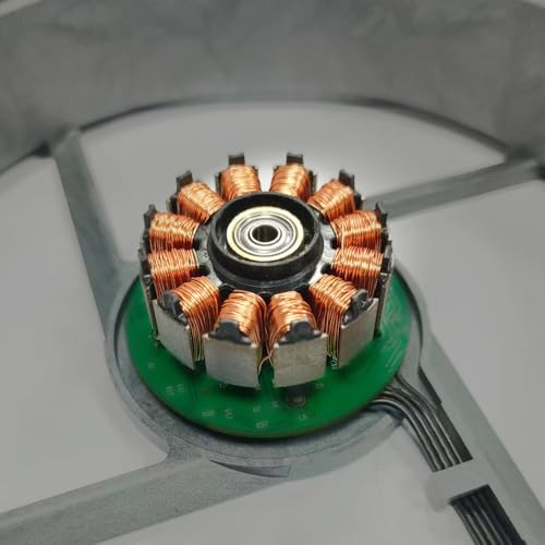 Image of Super Flower, MEGACOOL 120mm Fan, 12-Pole Motor Design, Extremely Cooling Performance, PWM, Black /Grey, Computer Case Fan, Anti-Vibration Mounting Pads, SF-PF121-BK, 30mm Depth