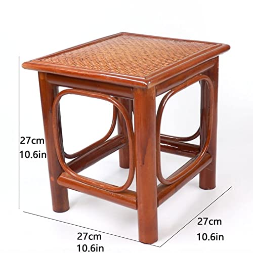 Tabouret en rotin et bois de qualité supérieure, finition Style B - 3