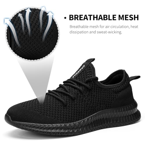 Men's Shoes Running Walking Gym Training Sneakers Sports Lightweight Cushioned Athletic Non-Slip Breathable Multi-Sport Versatile Slip On Shoes2