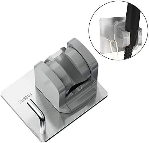 Clarmonde Shower Head Holder Plastic Handheld Showerhead Bracket Adjustable Bracket Wall Mount for Bathroom with Adhesive Stick,1pcs (Bracket 03)