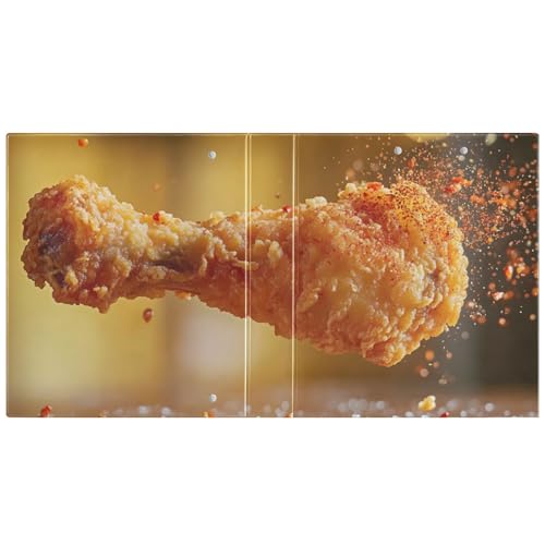 YMXFXP 3-Ring Binder Fried Chicken Funny Cute Anime 1.5 Inch...