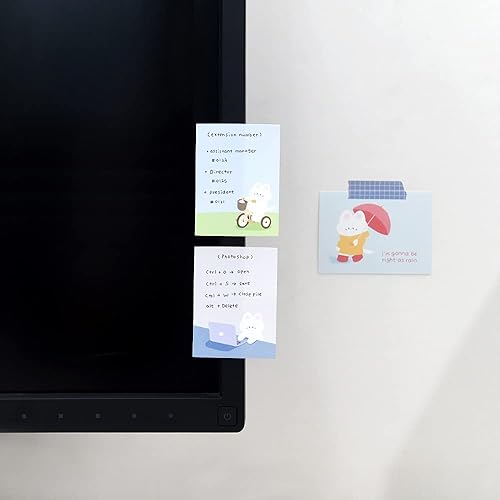 Miniatura 4 de Monolike Gureum's Daily Life Sticky-it - Juego de 6 bloc de notas autoadhesivo, 50 hojas