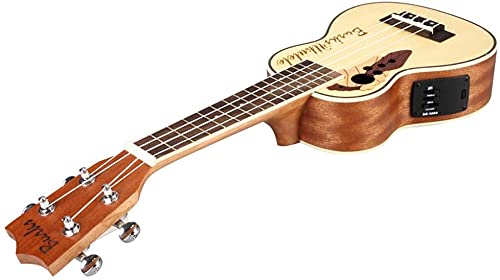 Ukulele Hawaii Guitar Electro Ukulele with EQ Natural 21 inch Spruce Wood Ukulele 4-String Piano (Color : Natural… - Les Beatles, Paul McCartney, John Lennon, RIngo Starr, George Harrison Ukulele Hawaii Guitar Electro Ukulele with EQ Natural 21 inch Spruce Wood Ukulele 4-String Piano (Color : Natural… – Image 4