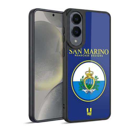 Coque en Gel renforcée Samsung S25 Edge antichoc Saint-Marin Head Case Designs Set 2