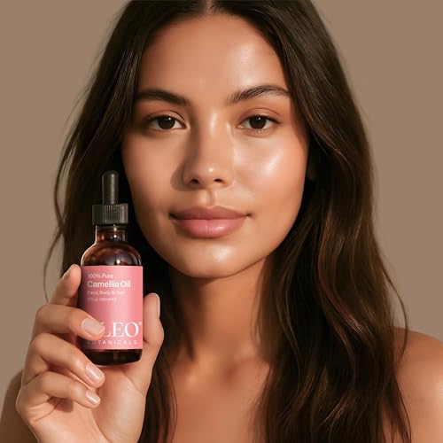 Japanese Camellia Seed Oil - 100% Pure Tsubaki Oil - Cold Pressed, Organic, Virgin - Nourish, Moisturize with Natural Antioxidants, Hair and Skin - Rich in Vitamin E - 60ml