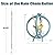 Phaxth Colorful Birds in a Cage Rain Chain for Heavy Rain, Functional and Decorative Replacement Downspout Chain for Outside, Metal Rain Catcher Chain for Gutters, 8.5FT, Antique Blue