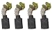 DeWALT DWP849/DWP849X Polisher OEM Replacement Brushes Set of 4 # N088403-2pk