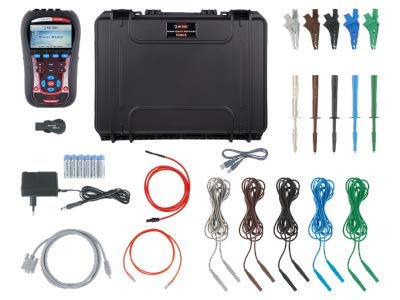 Metrel MI 2892 Power Master and included accessories in a protective case