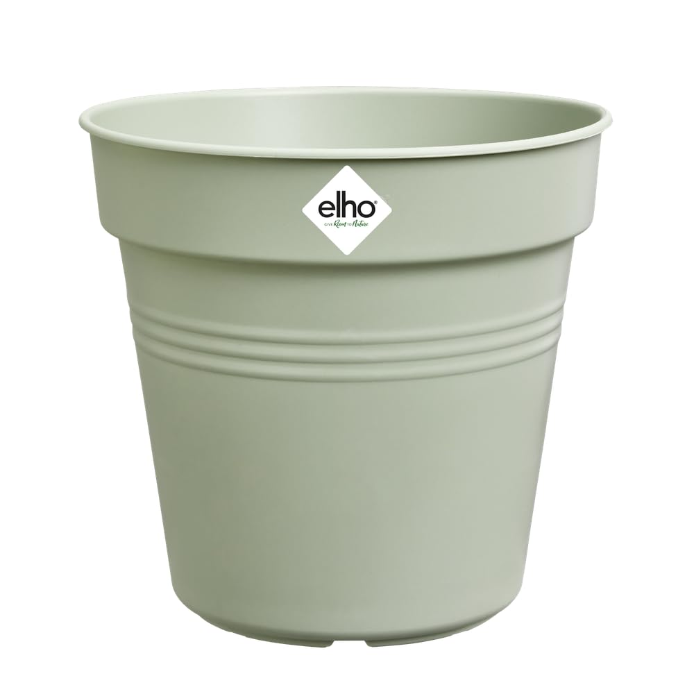 elhoGreen Basics Growpot 24 - Growpot for Grow your Own - Ø 24.0 x H 22.1 cm - Green/Stone Green
