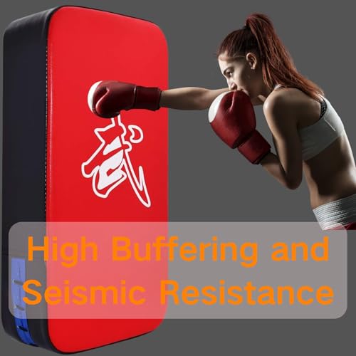 Image of TLBTEK Taekwondo Kick Shield - Muay Thai MMA Karate Kickboxing Training Pads - Curved Leather Strike Shield