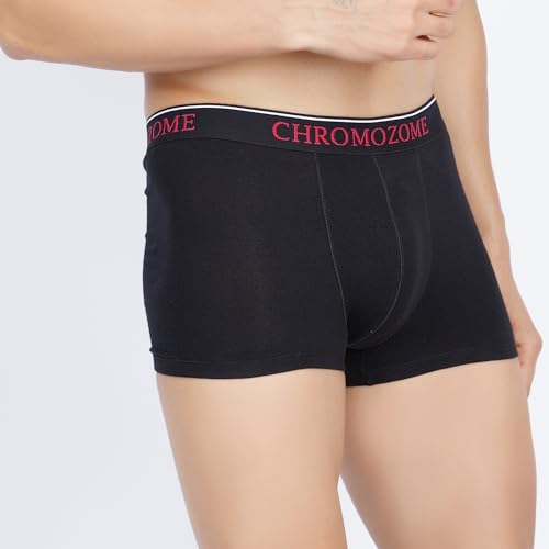Image of Chromozome Mens Cotton-Stretch Trunks (Pack of 2)