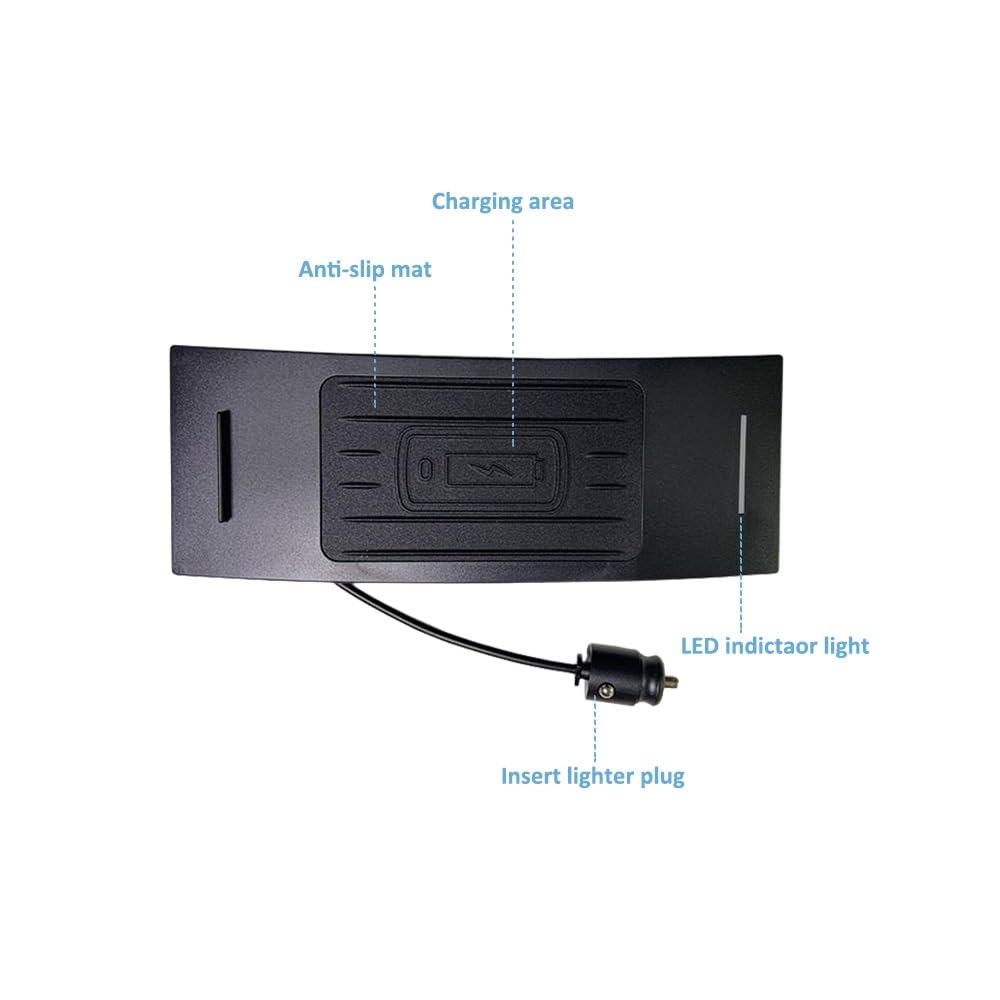 Cargador inalámbrico for Coche, for A6 C7 RS6 A7, portavasos