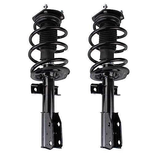 Front Strut & Coil Spring Assembly Set Driver & Passenger Sides Compatible with 08-12 Buick Enclave 09-12 Chevrolet Traverse 07-12 GMC Acadia 07-10 Saturn Outlook