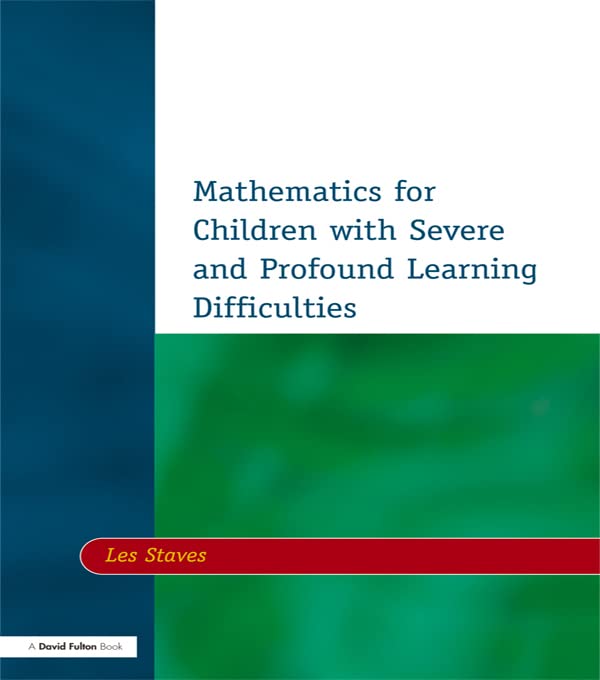 Mathematics for Children with Severe and Profound Learning Difficulties