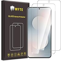 WFTE [2-Pack Samsung Galaxy S25 FE/S25FE 5G Screen Protector Tempered Glass - 9H Hardness,Anti-Scratch,Anti-Fingerprint,Bubble-Free,HD Clear Dust-Free Premium Protective Film,Case Friendly