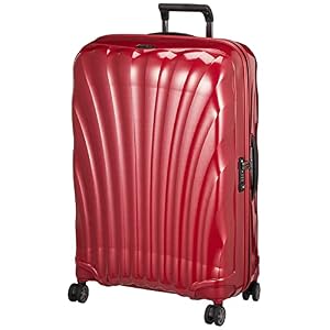Samsonite C-Lite Spinner koffer, 75 cm Hoogte x 28 cm Breedte, Chili Rood, Chili Rood, Carry-On 75 cm, C-Lite Spinner Koffer