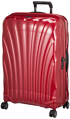 Samsonite C-Lite Spinner koffer, 75 cm Hoogte x 28 cm Breedte, Chili Rood, Chili Rood, Carry-On 75 cm, C-Lite Spinner Koffer